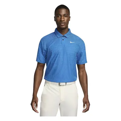 Nike Dri-Fit ADV Tour Mens Light Photo Blue/Court Blue/White Polo košile