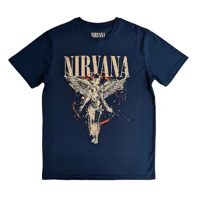 Nirvana Tričko In Utero Unisex Blue