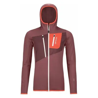 Ortovox Fleece Grid Hoody W Mountain Rose Outdoorová mikina