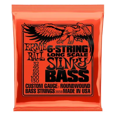 Ernie Ball Slinky Struny pro 6-strunnou baskytaru