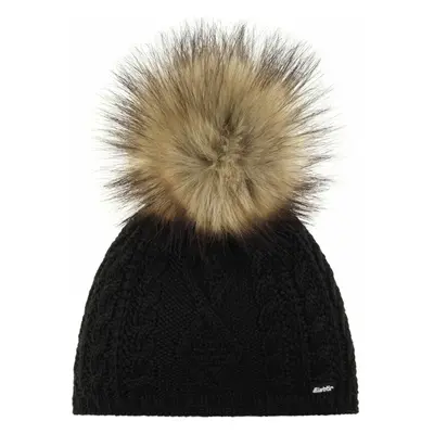 Eisbär Neila Lux Beanie Black/Beige Lyžařská čepice