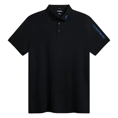 J.Lindeberg Tour Tech Reg Fit Mens Black Polo košile