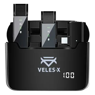 Veles-X Wireless Lavalier Microphone System Dual USB-C Mikrofon pro smartfon