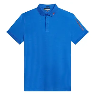 J.Lindeberg Tour Tech Reg Fit Mens Nautical Blue Melange Polo košile