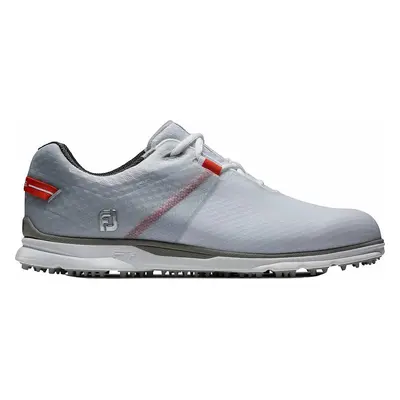 Footjoy Pro SL Sport White/Grey/Orange Pánské golfové boty