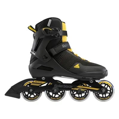 Rollerblade Spark Black/Saffron Yellow 44,5 Kolečkové brusle