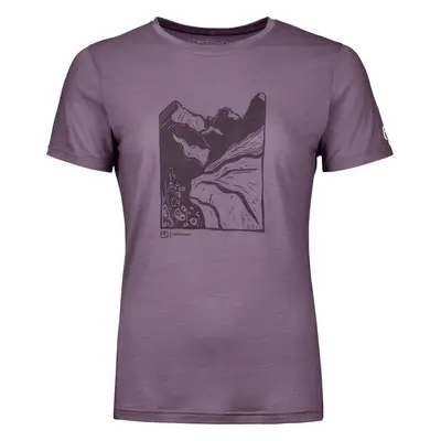 Ortovox Cool Tec MTN Cut TS Womens Wild Berry Tričko