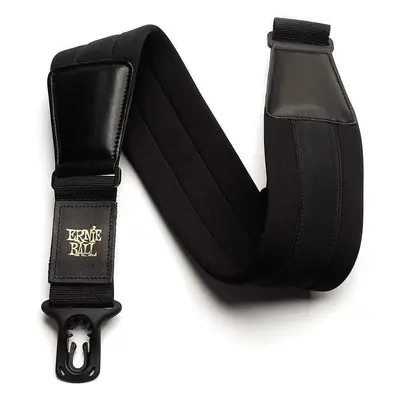 Ernie Ball Comfort Polylock Kytarový pás Wide Neoprene Black