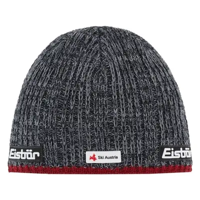 Eisbär Rene SKA Beanie Burgundy/Grafity Grey Čepice