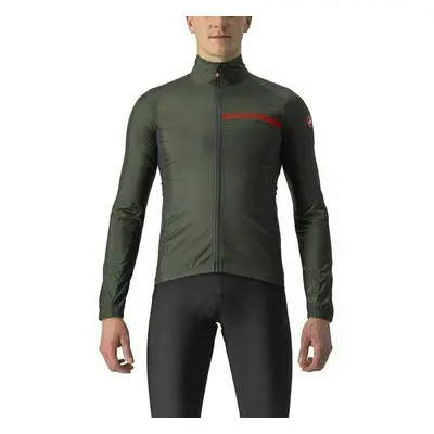 Castelli Squadra Stretch Bunda Military Green/Dark Gray