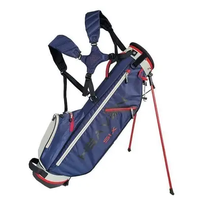 Big Max Heaven Stand Bag Navy/Silver/Red