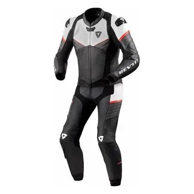 Rev'it! Combi Beta Black/White Dvoudílná moto kombinéza