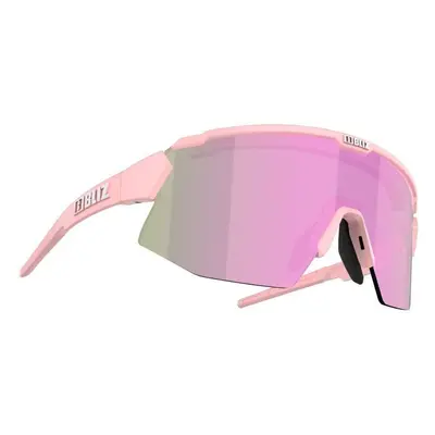 Bliz Breeze Small Matt Powder Pink/Brown w Rose Multi plus Spare Lens Pink Cyklistické brýle