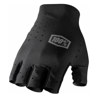 100% Sling Womens Bike Short Finger Gloves Black Cyklistické rukavice