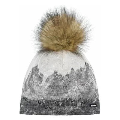 Eisbär Draw Lux Crystal Beanie Black/White/Beige Lyžařská čepice