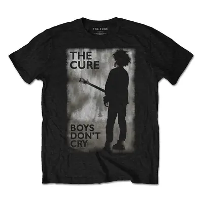 The Cure Tričko Boys Don't Cry Black & White Unisex Black