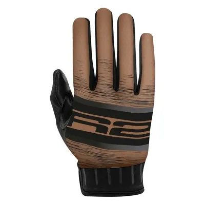 R2 Odyssey Bike Gloves Brown/Black Cyklistické rukavice