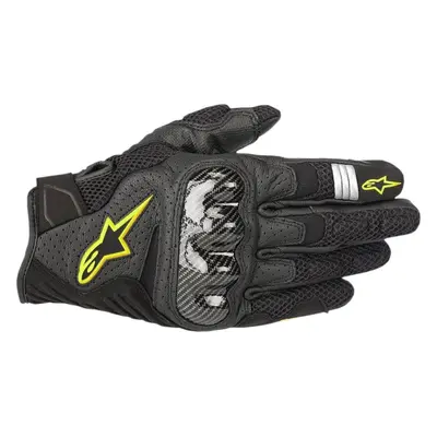 Alpinestars SMX-1 Air V2 Gloves Black/Yellow Fluo Rukavice