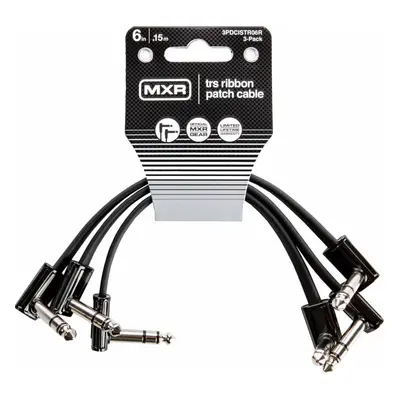 Dunlop MXR DCISTR06R Ribbon TRS Cable Pack cm Lomený - Lomený Patch kabel