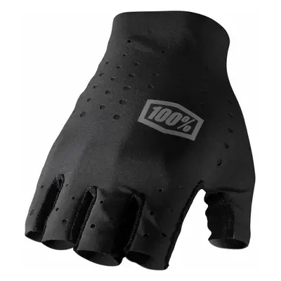 100% Sling Bike Short Finger Gloves Black Cyklistické rukavice