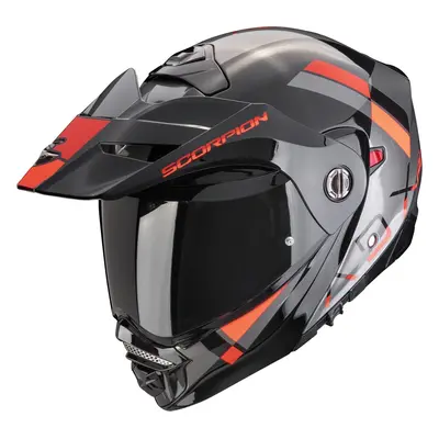 Scorpion ADX-2 GALANE Silver/Black/Red Přilba