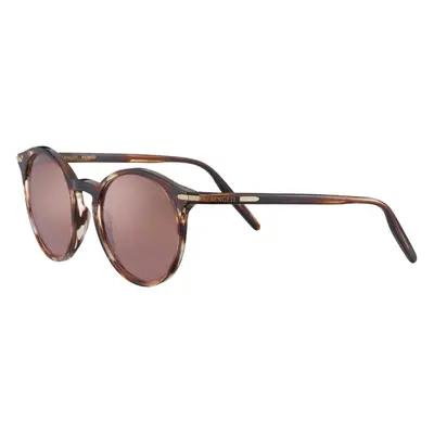 Serengeti Leonora Shiny Striped Brown/Polarized Drivers Gradient Lifestyle brýle