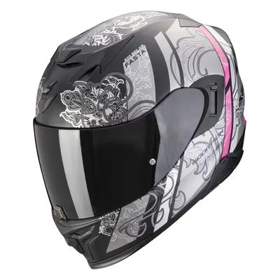 Scorpion EXO EVO AIR FASTA Matt Black/Silver/Pink Přilba