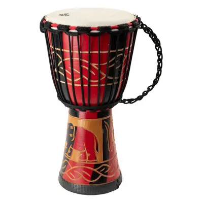 Noicetone D064-1 8" Black Red 8" Djembe