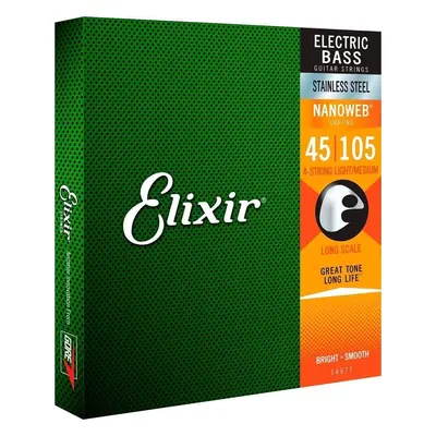 Elixir Nanoweb Struny pro baskytaru