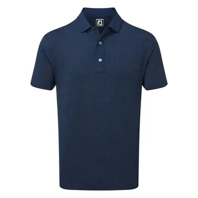 Footjoy Jacquard Dot Navy/White Polo košile