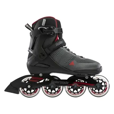 Rollerblade Spark Dark Grey/Red 42,5 Kolečkové brusle