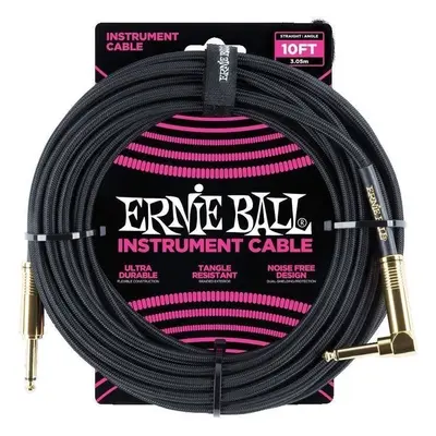 Ernie Ball P06081-EB m Rovný - Lomený Nástrojový kabel