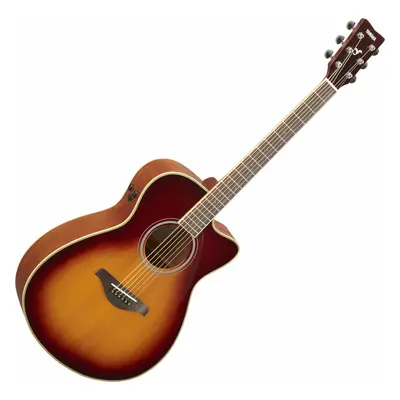 Yamaha FSC-TA Brown Sunburst Elektroakustická kytara Dreadnought