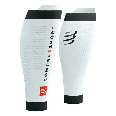 Compressport R2 3.0 White/Black Běžecké návleky na lýtka