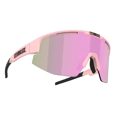 Bliz Breeze Matt Powder Pink/Brown w Rose Multi plus Spare Lens Pink Cyklistické brýle