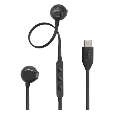 JBL TUNE USB-C Black Sluchátka do uší