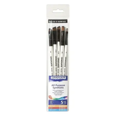 Daler Rowney Graduate Multi-Technique Brush Synthetic Sada štětců ks