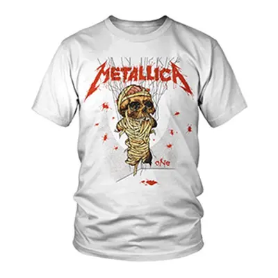 Metallica Tričko One Landmine Unisex White