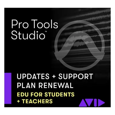 AVID Pro Tools Studio Perpetual Annual Updates+Support - EDU Students and Teachers (Renewal) (Di