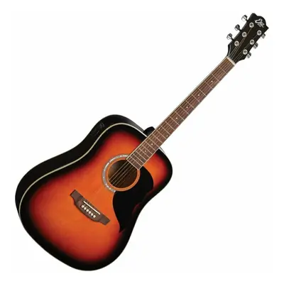 Eko guitars Ranger EQ Brown Sunburst Elektroakustická kytara Dreadnought