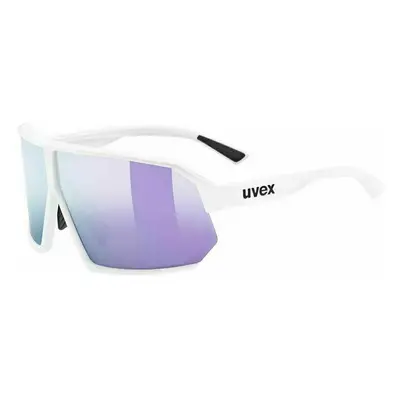 UVEX Sportstyle White Mat/Mirror Lavender Cyklistické brýle