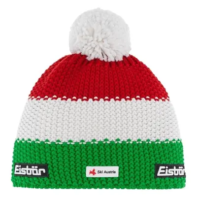 Eisbär Star Pompon SKA Beanie Green/White/Red Čepice