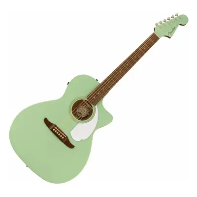 Fender Newporter Player Surf Green Elektroakustická kytara Jumbo