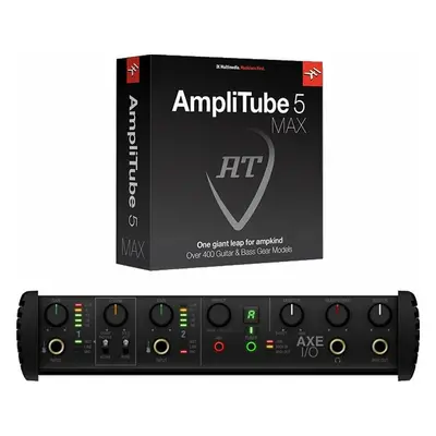 IK Multimedia AXE I/O + AmpliTube MAX Bundle USB zvuková karta