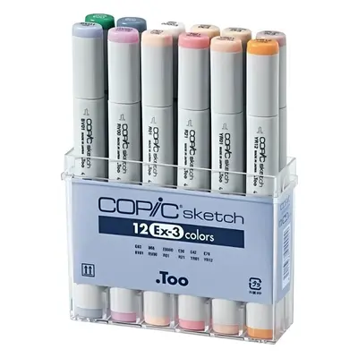 Copic Sketch Fixy Ex Set 12 ks