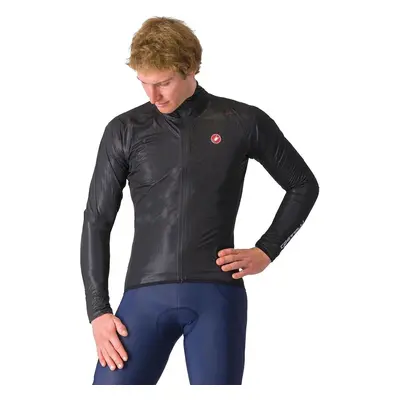 Castelli Squall Shell Bunda Light Black/Silver Gray