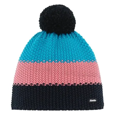 Eisbär Star Pompon Beanie Black/Strawberry/Mugoaz Blue Čepice