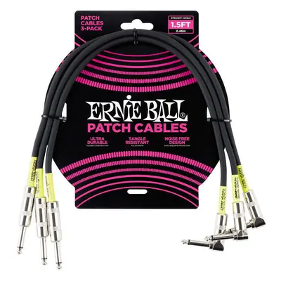 Ernie Ball P06076 cm Rovný - Lomený Patch kabel