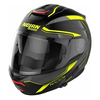 Nolan N100-6 Surveyor N-Com Flat Black Yellow/White/Antracite Přilba