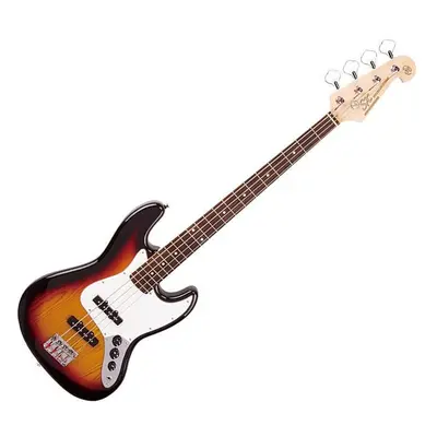 SX SJB62 3-Tone Sunburst Elektrická baskytara